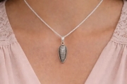 Orthoceras Fossil- Kuber Stone Pendant