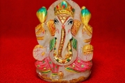 Sphatik Ganesh Ji (coloured)